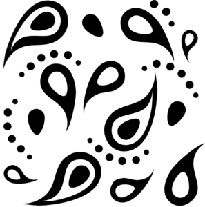 Bandana clipart paisley. Clip art library 