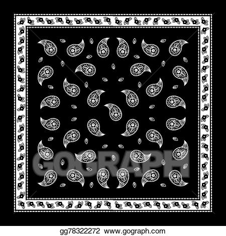 bandana clipart paisley
