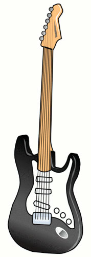 Banjo clipart animated. Guitar free music graphics