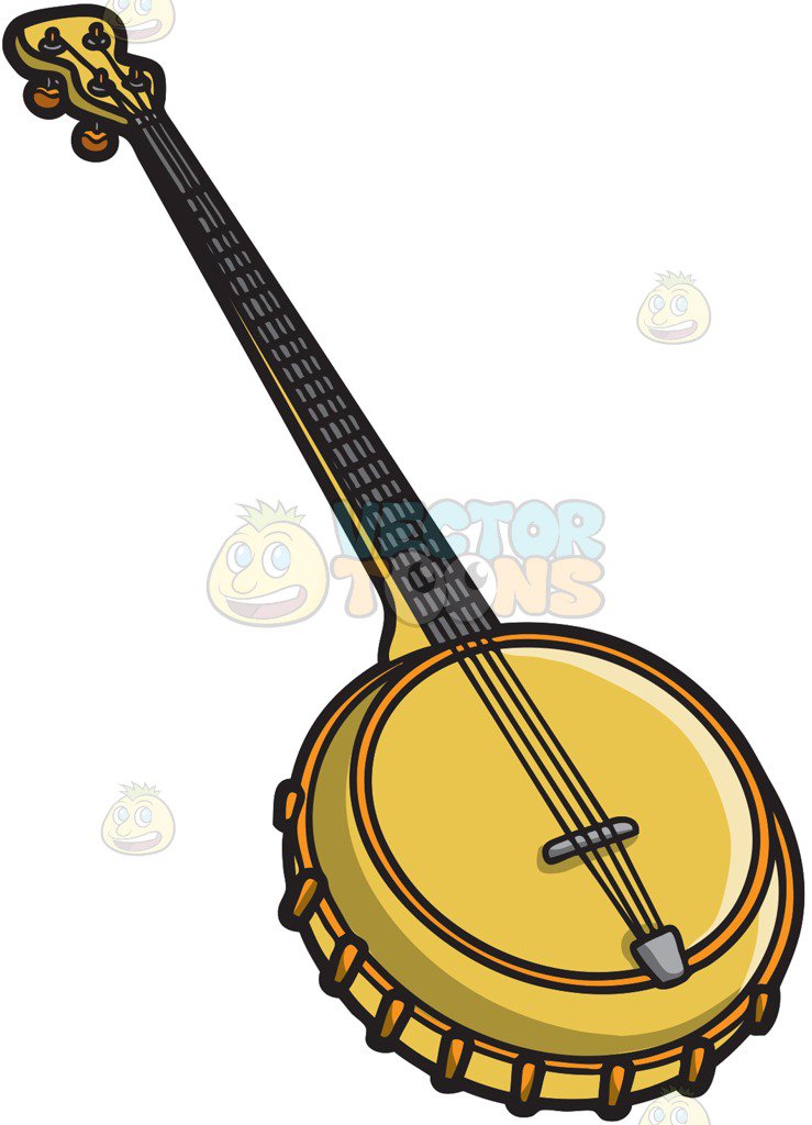 Banjo clipart animated. Cartoon pictures of musical