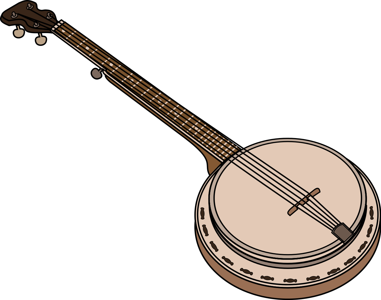 File banjo svg wikimedia. Festival clipart instrument