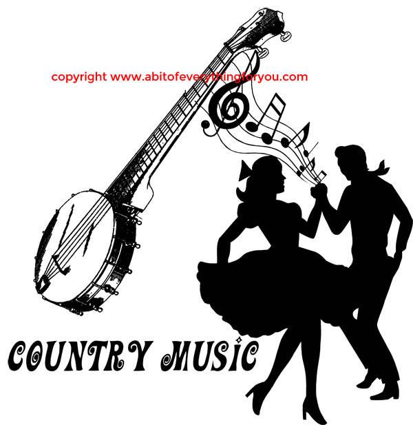 banjo clipart country music
