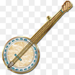 banjo clipart crossed