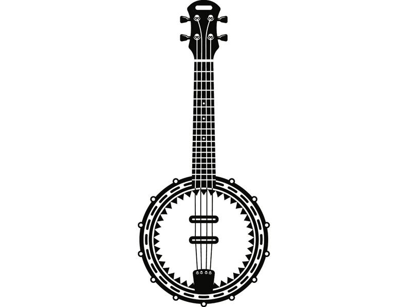 banjo clipart folk music