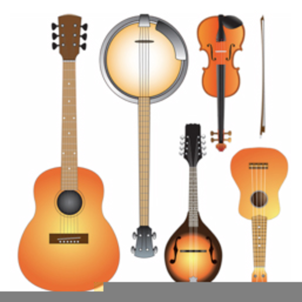 Guitar fiddle free images. Banjo clipart mandolin