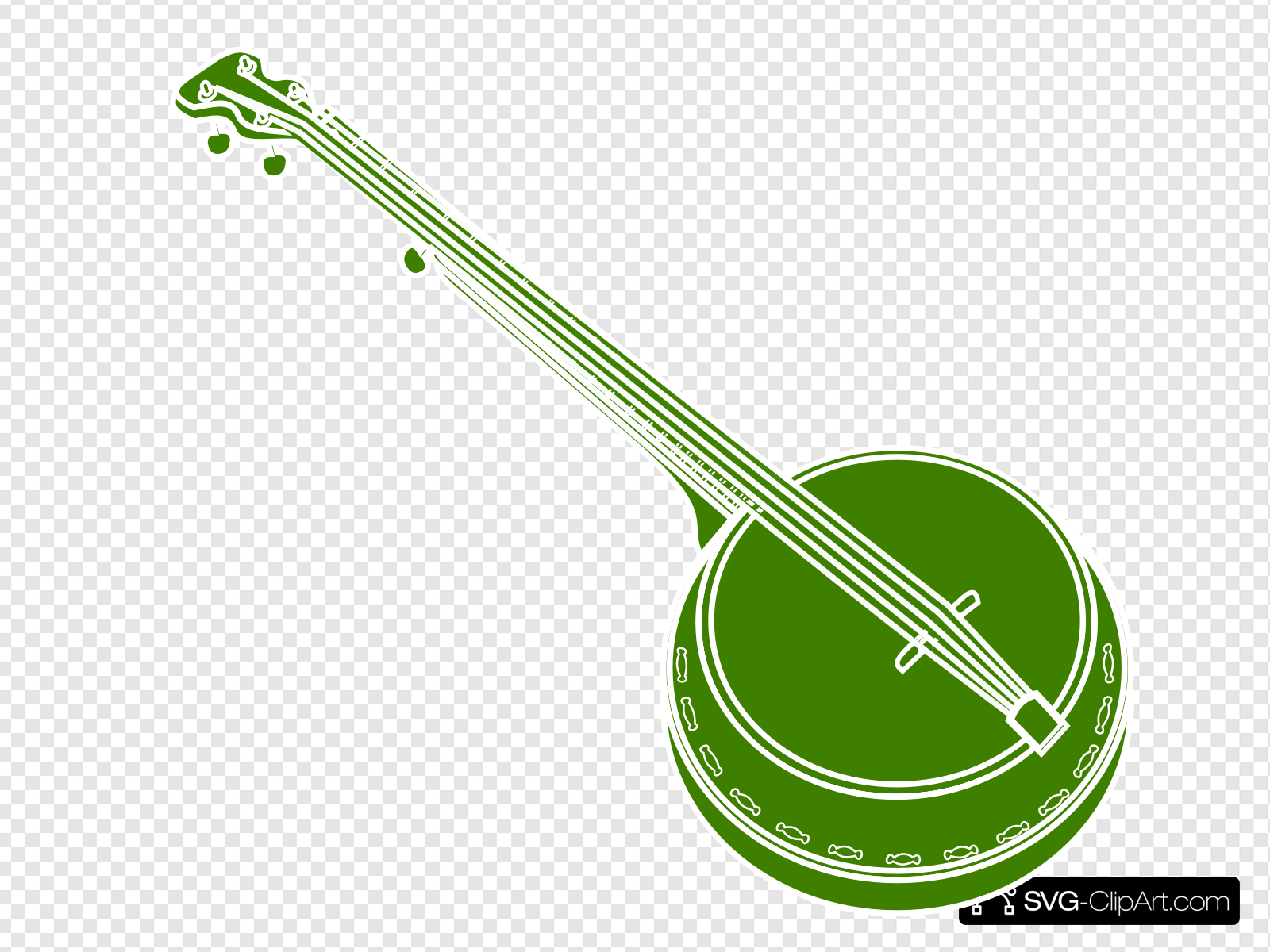 Banjo clipart svg. Clip art icon and