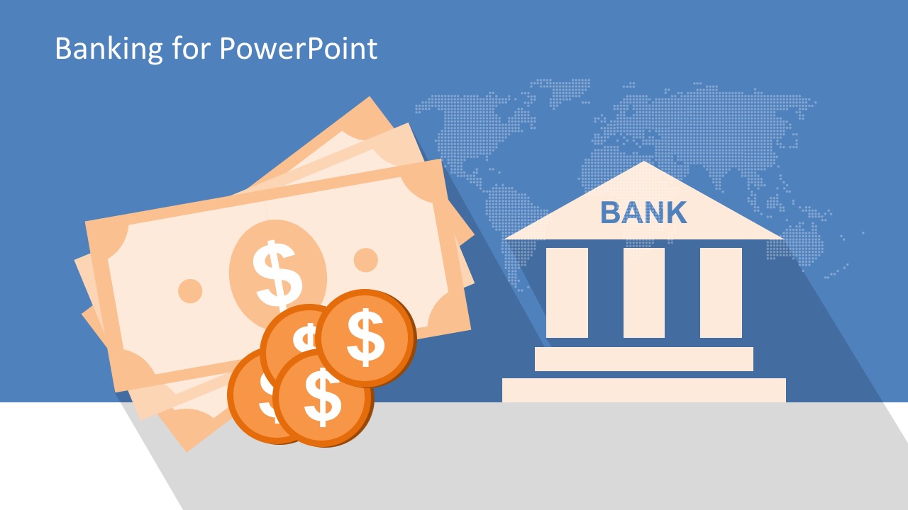 Bank clipart banking industry. Free powerpoint template 
