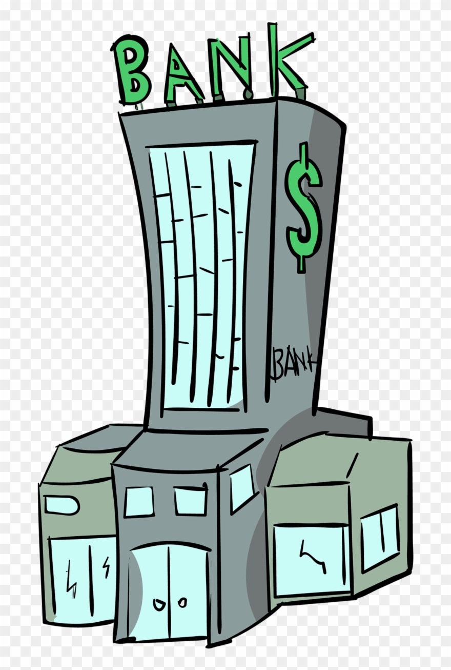 bank clipart cartoon