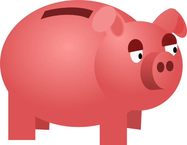 Piggy at clker com. Bank clipart clip art