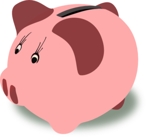 bank clipart piggie