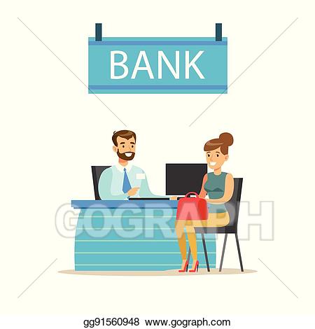 banker clipart bank customer