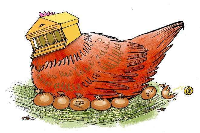 Deposits have been yielding. Banker clipart bank deposit