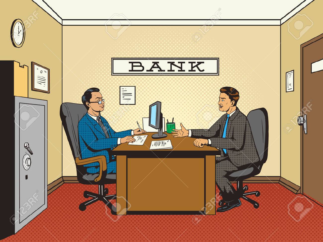 receptionist clipart bank officer