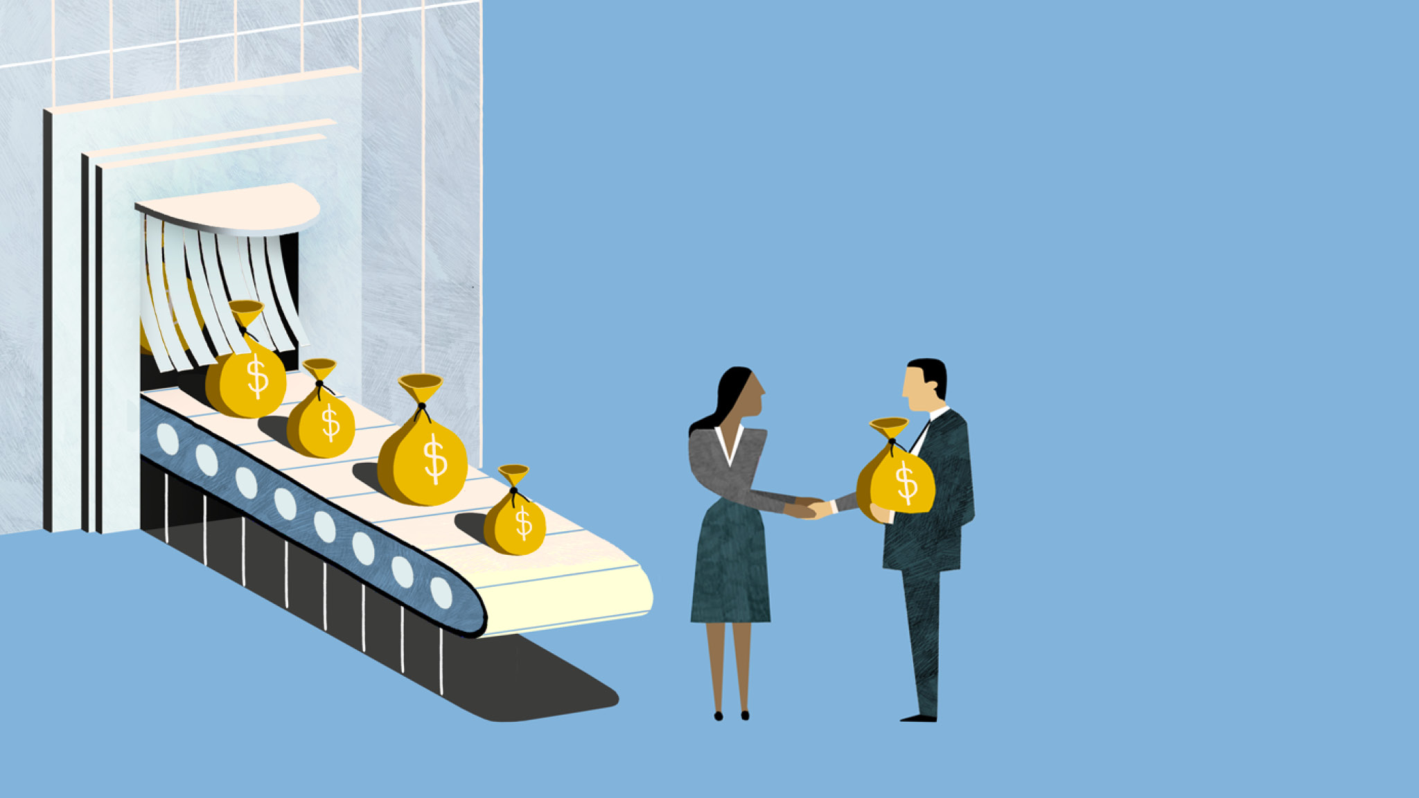 Non bank lenders thrive. Banker clipart borrower