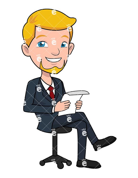 banker clipart company owner