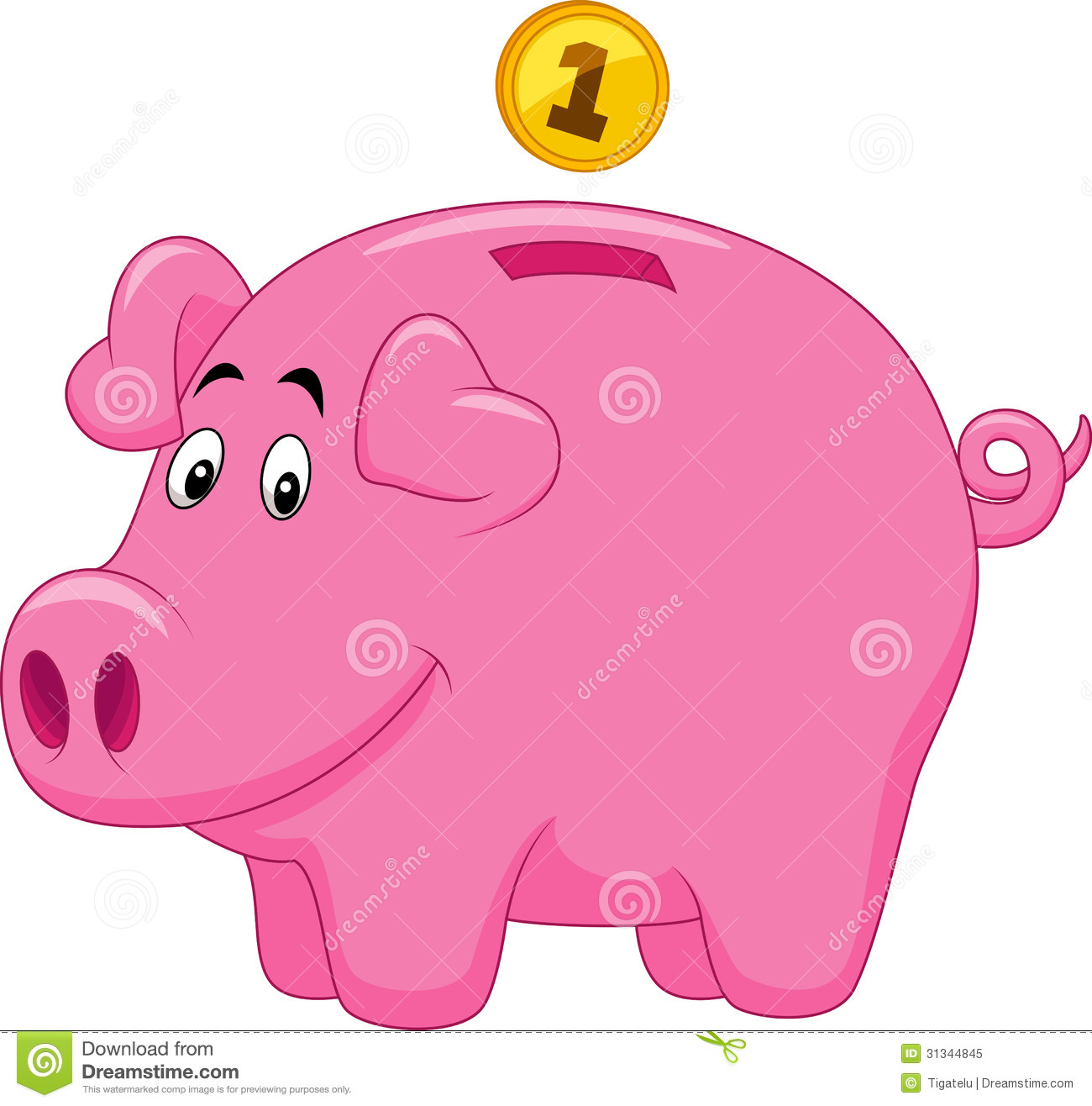 Banker clipart cute. Piggy bank ch a