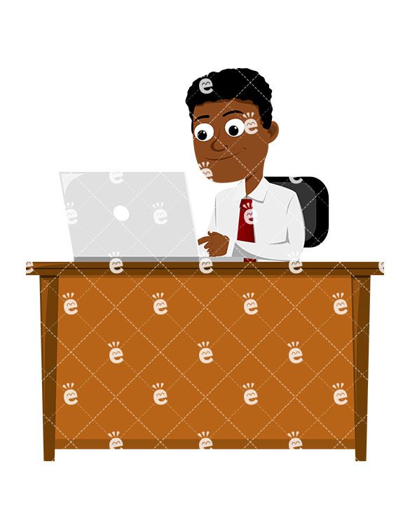 office clipart african american