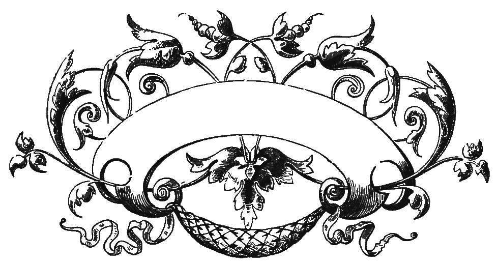 Scroll clipart victorian scroll. Vintage images free banner
