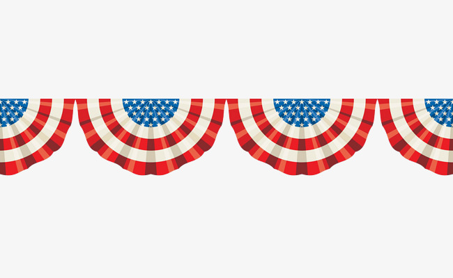 banner clipart american flag