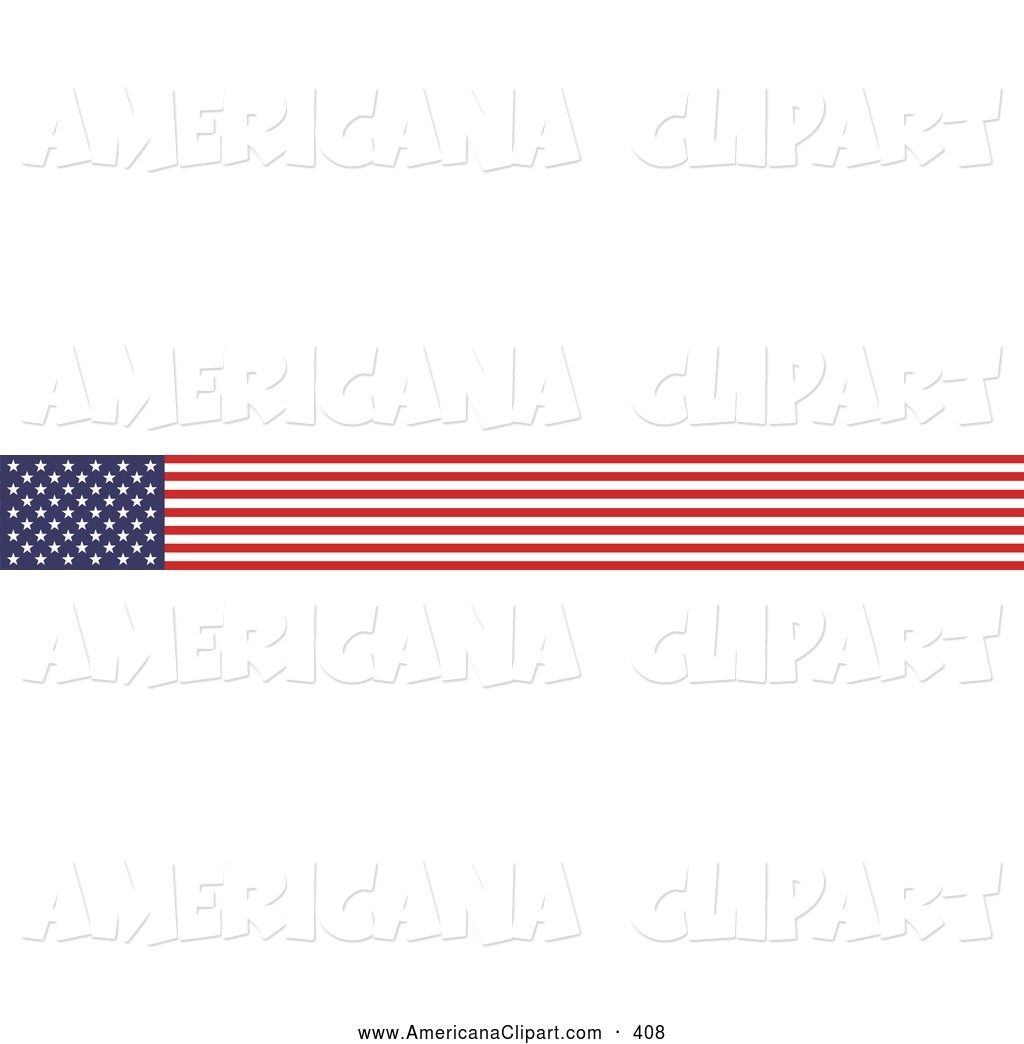 banner clipart american flag