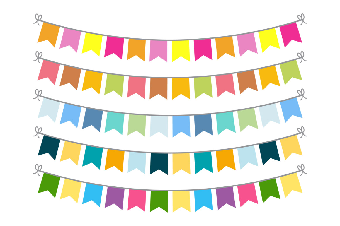  buntings bunting banner. Banners clipart flag