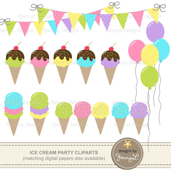 icecream clipart banner
