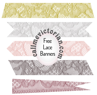 Free blog graphics banner. Banners clipart lace