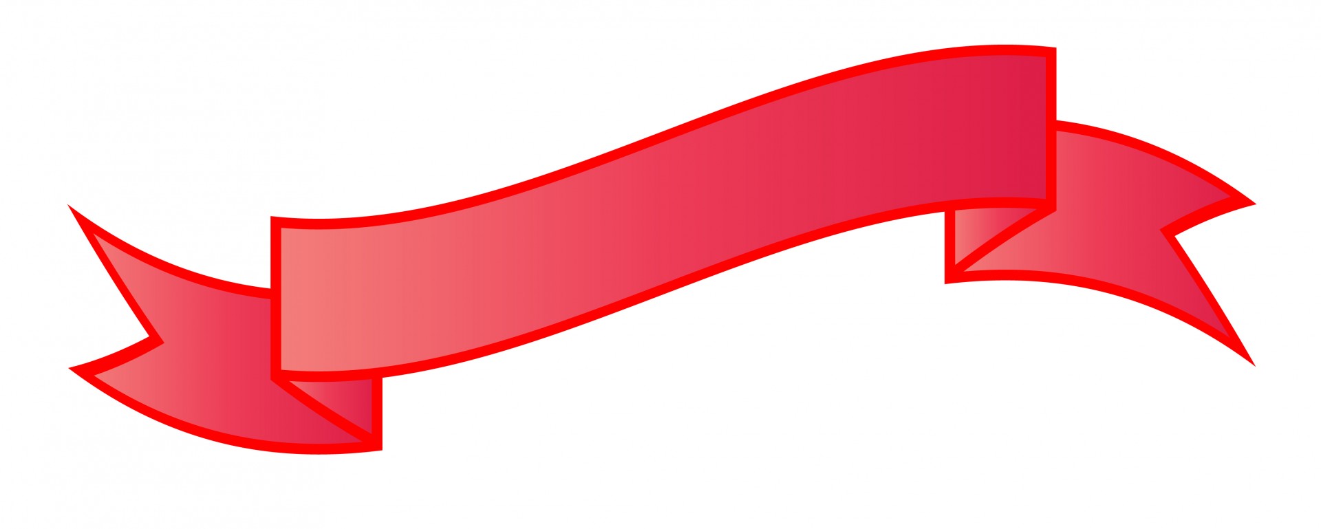 Red free stock photo. Banner clipart ribbon