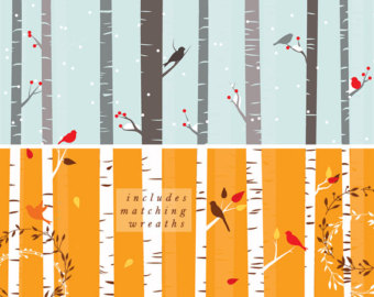 banners clipart forest