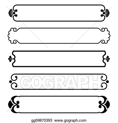 banners clipart frame