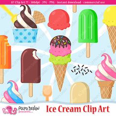 Digital kreatief maak dit. Banners clipart ice cream