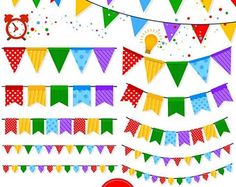 Banners clipart school. Baby shower bunting banner