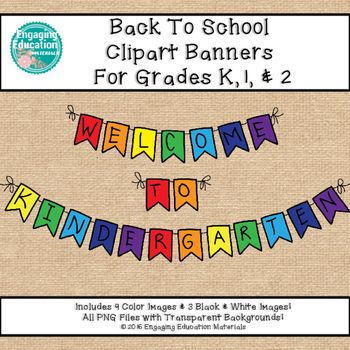 Banners clipart school. Welcome back to for