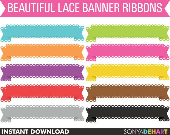 banners clipart scrapbook