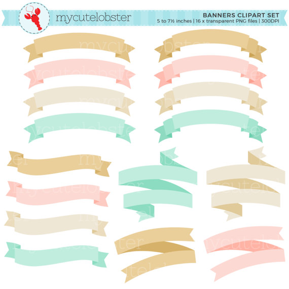 banners clipart wedding