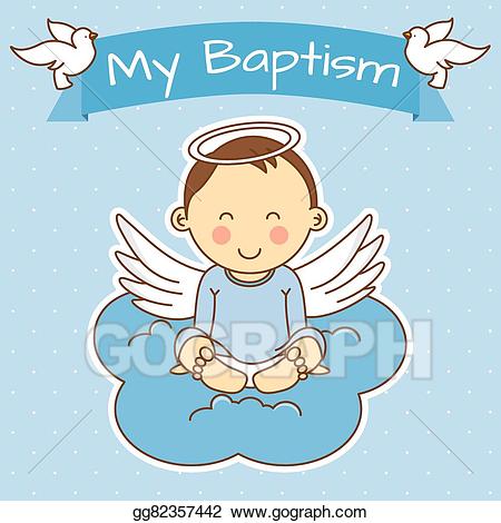 baptism clipart announcement