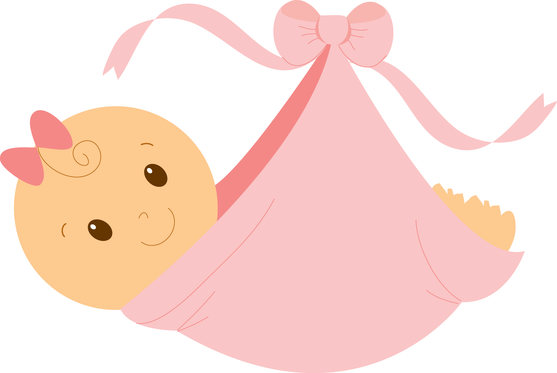 Cartoon baby girl best. Ornaments clipart belly