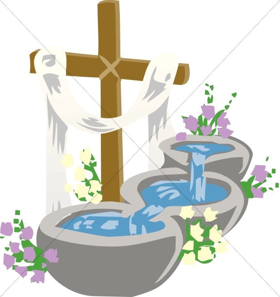 baptism clipart baptismal
