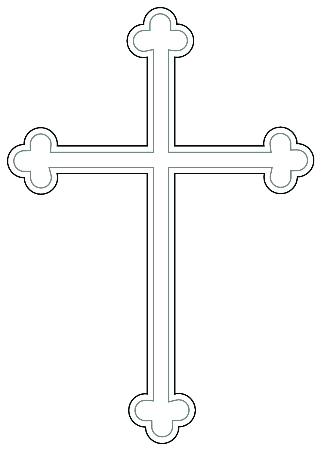baptism clipart cross