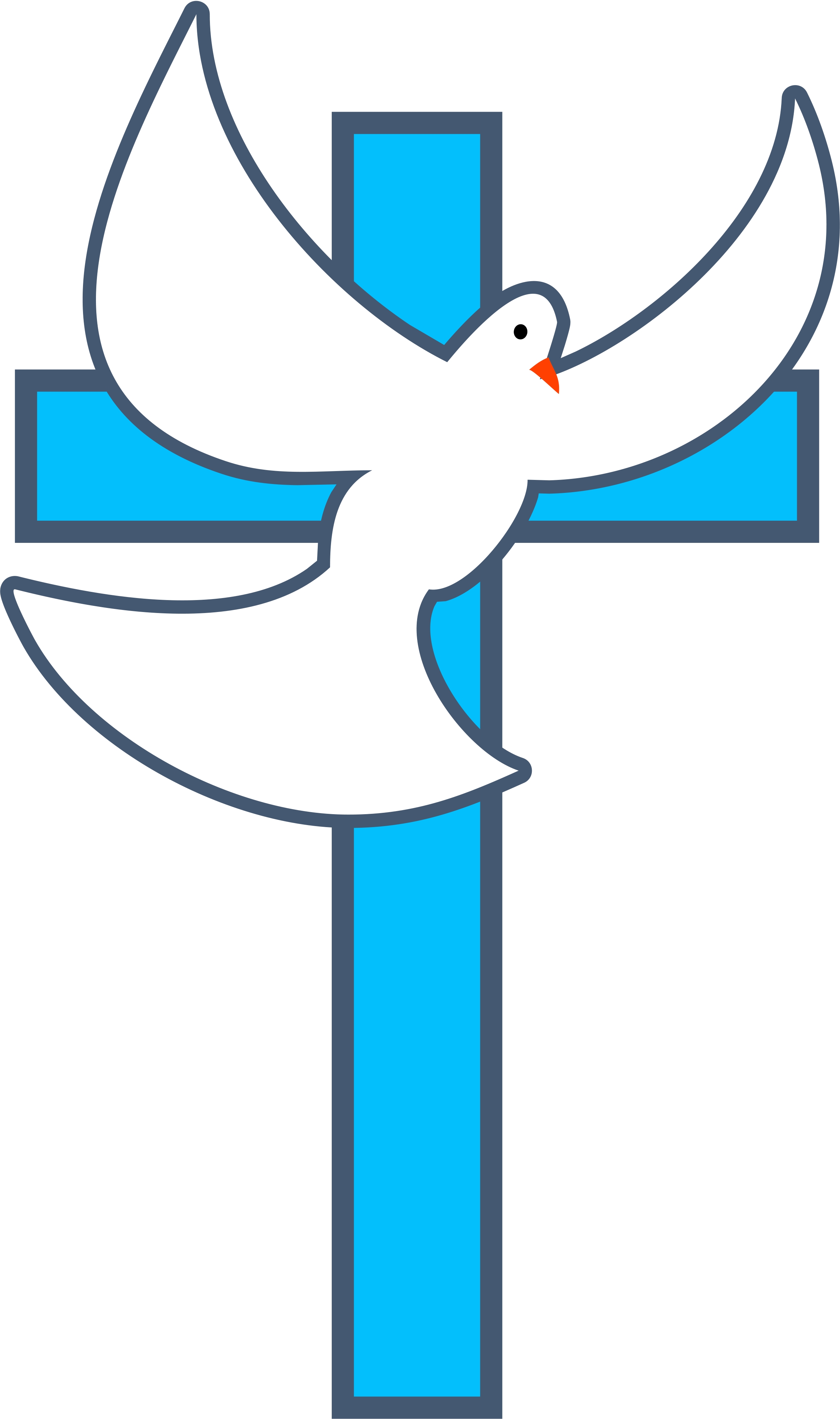 doves clipart baptism cross