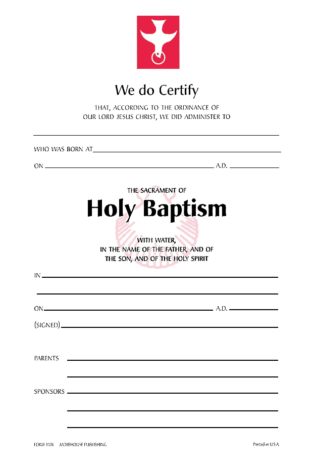 baptism clipart episcopal