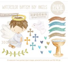 baptism clipart glitter