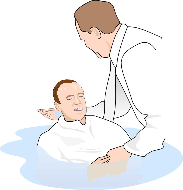 baptism clipart immersion