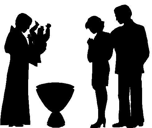 Baptism silhouette