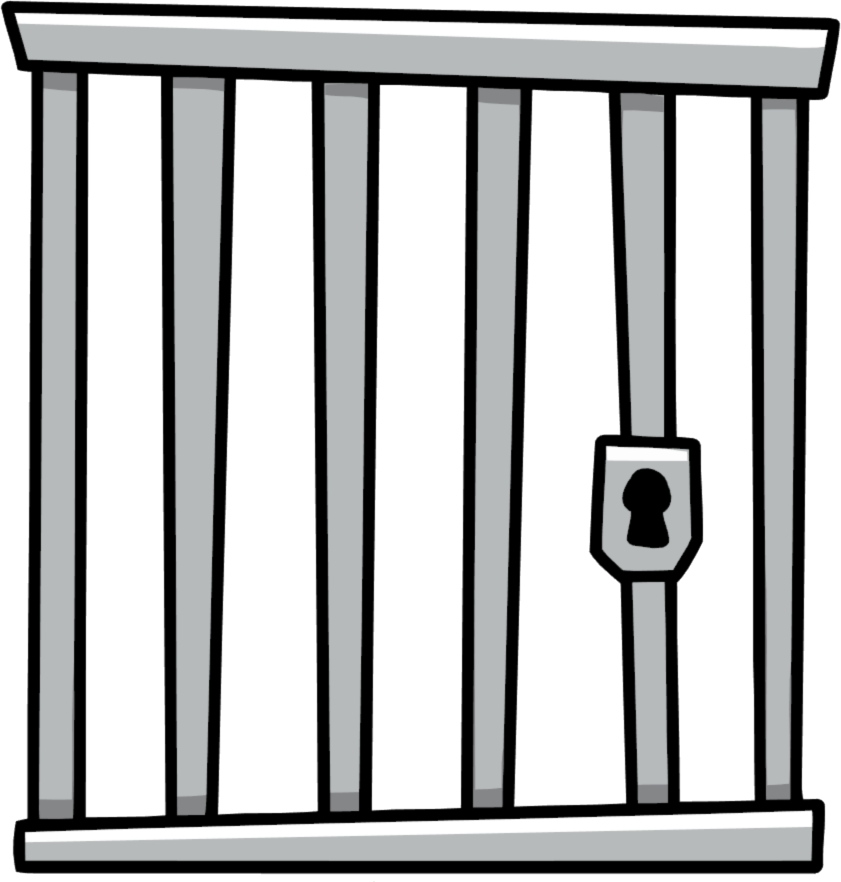 jail clipart cage