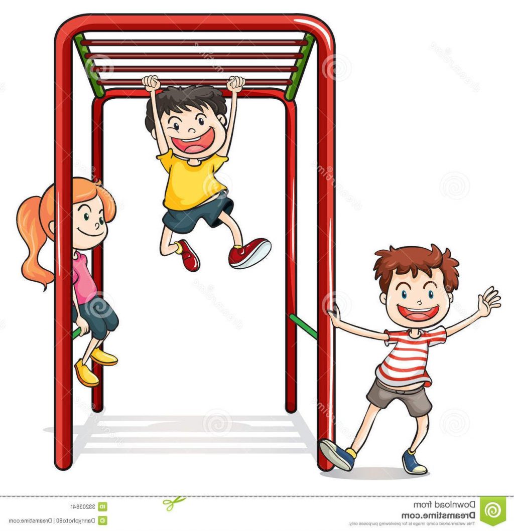 Bar clipart cartoon. Monkey bars group best