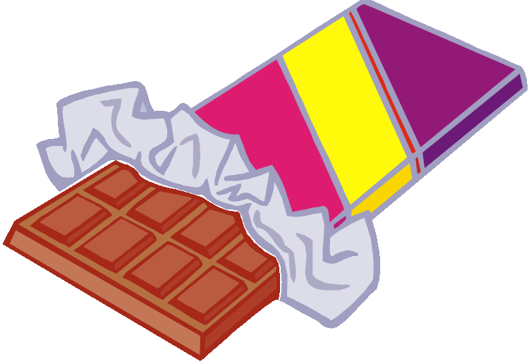 Free chocolate bar cliparts. Movies clipart candy