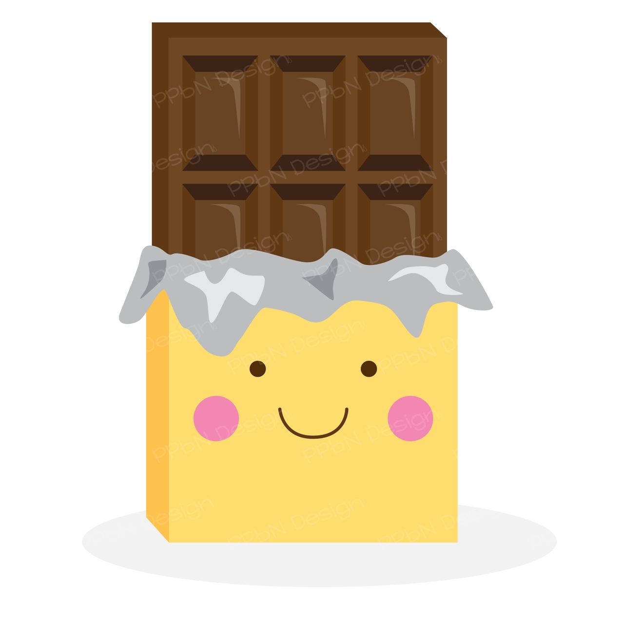 chocolate clipart cute
