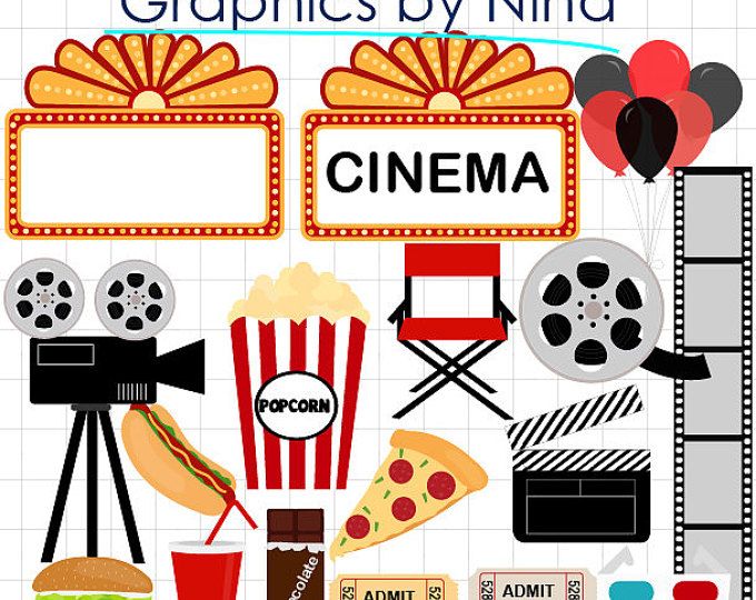 movie clipart scrapbook