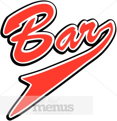 bar clipart word